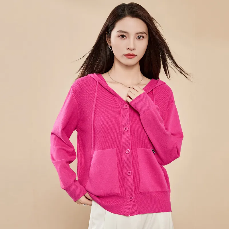 CARBAMMI Knitwear Women's Rose Red-1