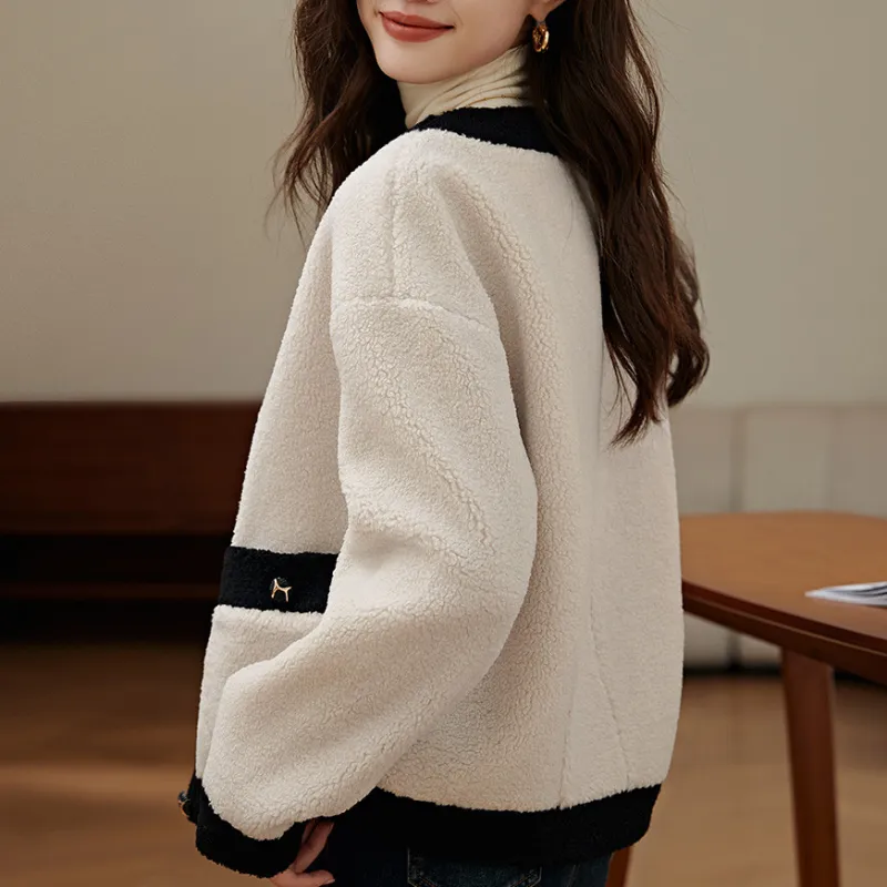 Mo Han Yi Mei Jackets Coats Women's Ecru-1