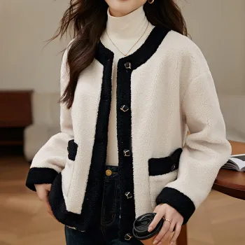 Mo Han Yi Mei Jackets Coats Women's Ecru