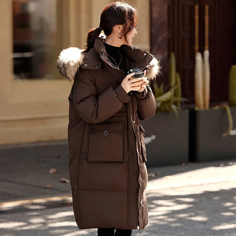 Mo Han Yi Mei Down Jacket Women's Maroon Umber-1