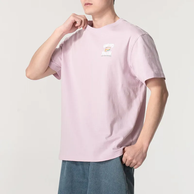 PUMA T Shirts Men Pink-1