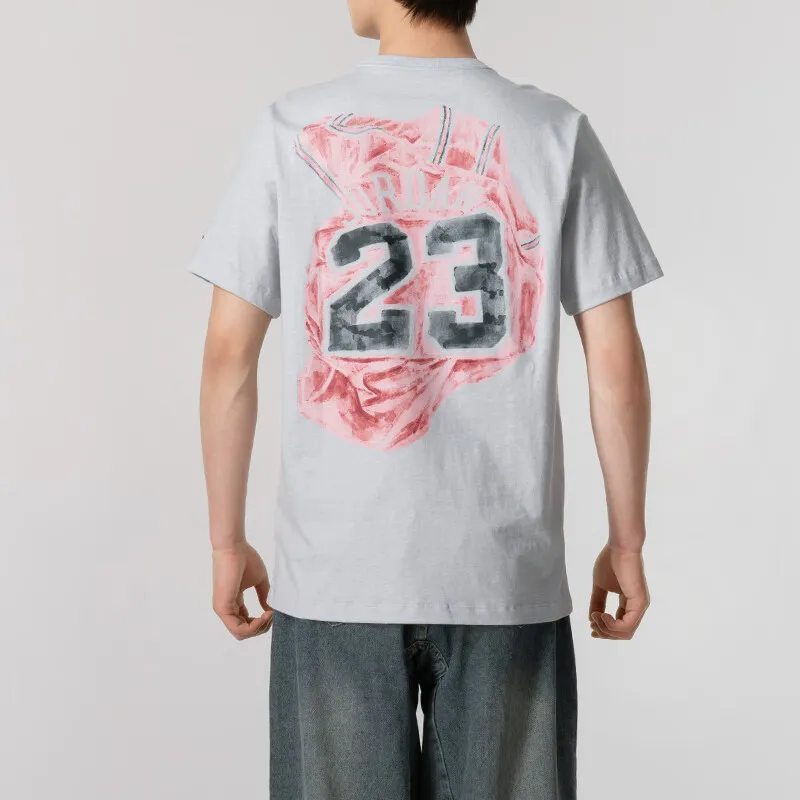 Nike T Shirts Men Light Gray-2