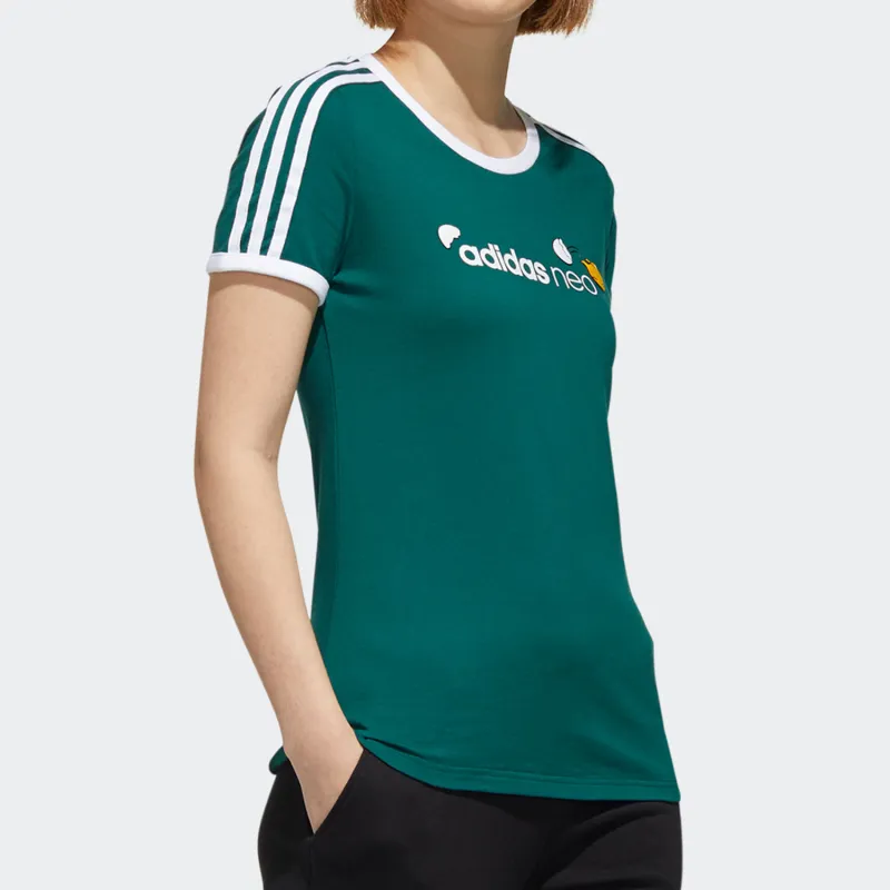 Adidas T Shirts Women's Green-2