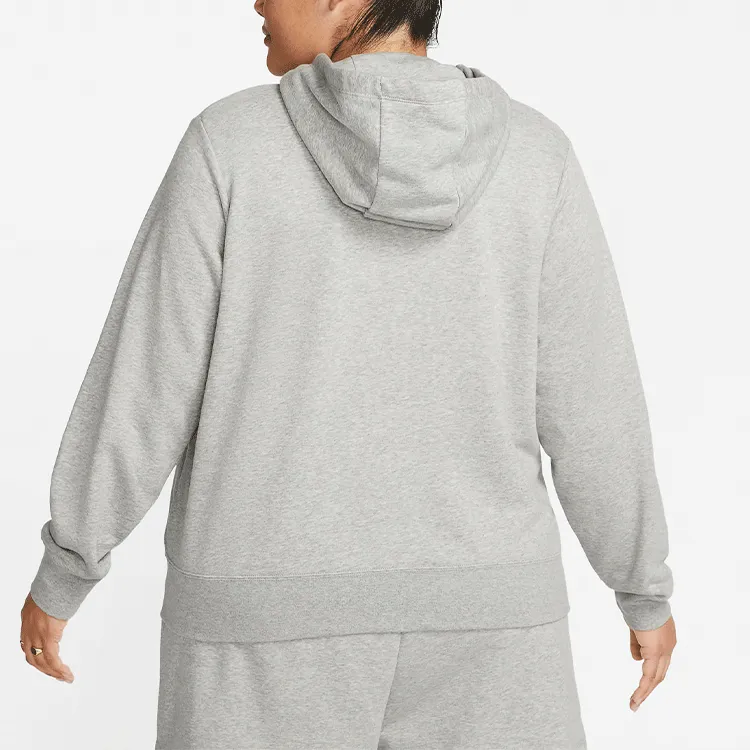 Nike Sportswear Club Fleece Women's Full-Zip Hoodie Plus Size-2