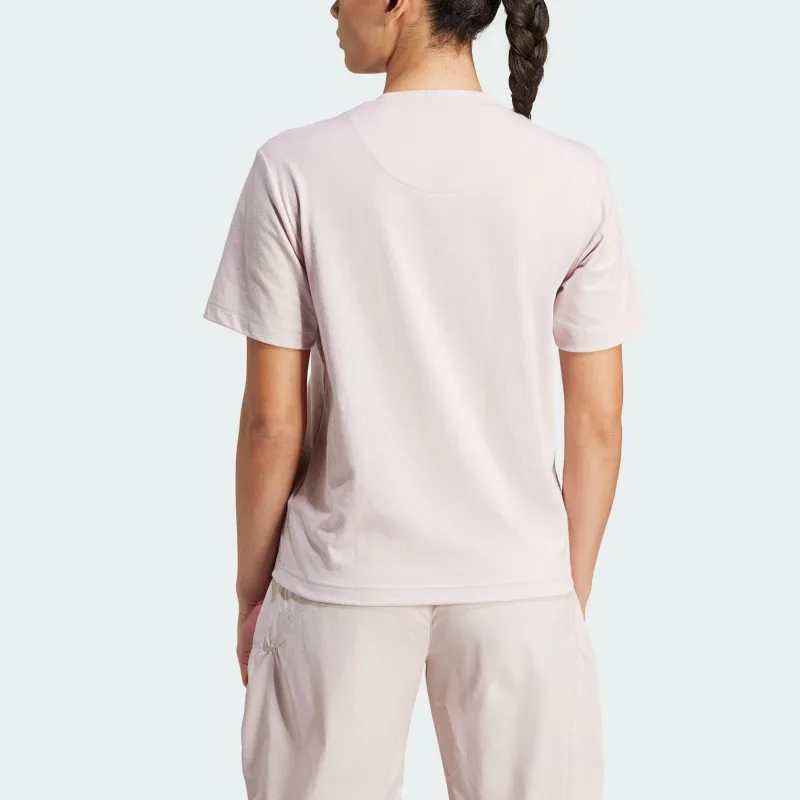 Adidas T Shirt Women's Rose Red-3