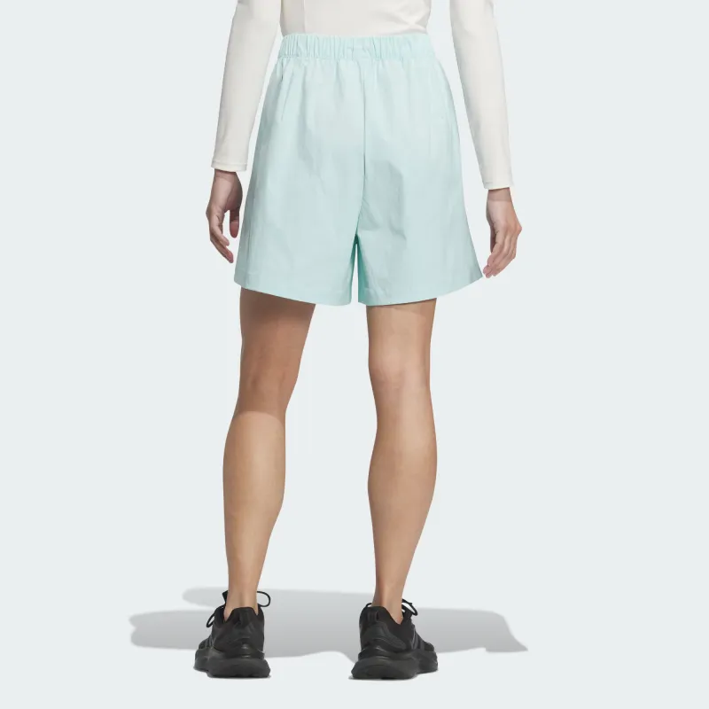 Adidas Casual Shorts Women's Light Cyan-3