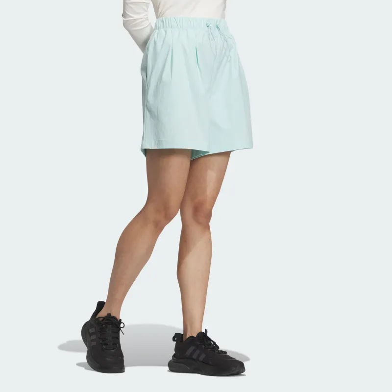 Adidas Casual Shorts Women's Light Cyan-1