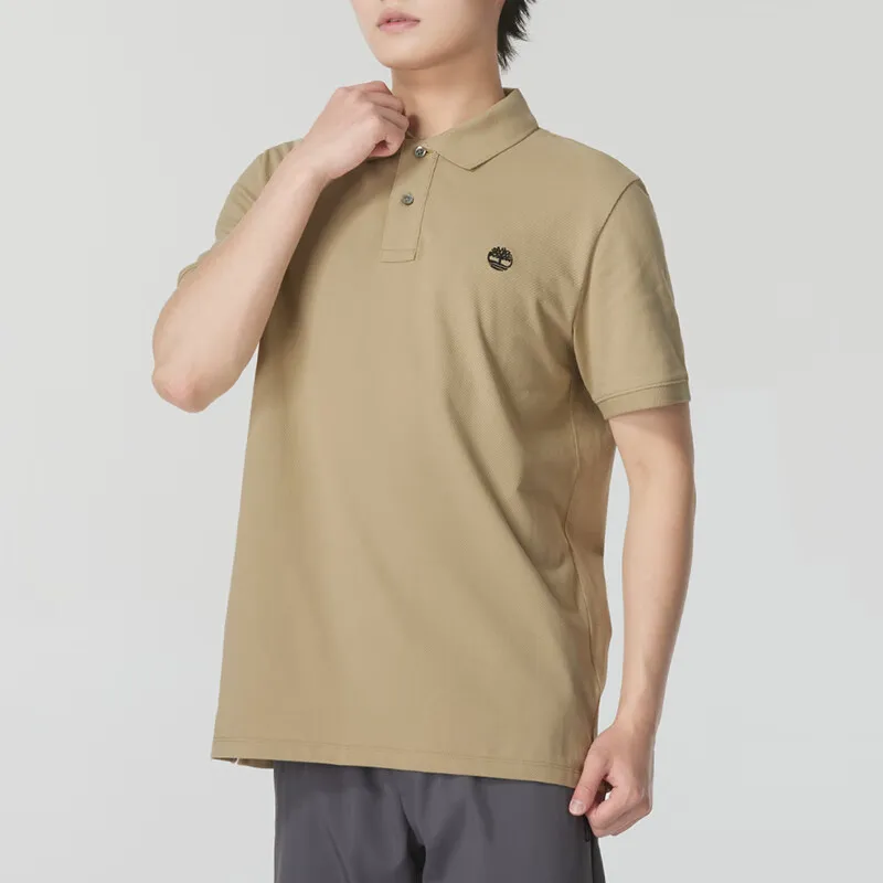 Timberland Polo Shirt Men's Khaki-3