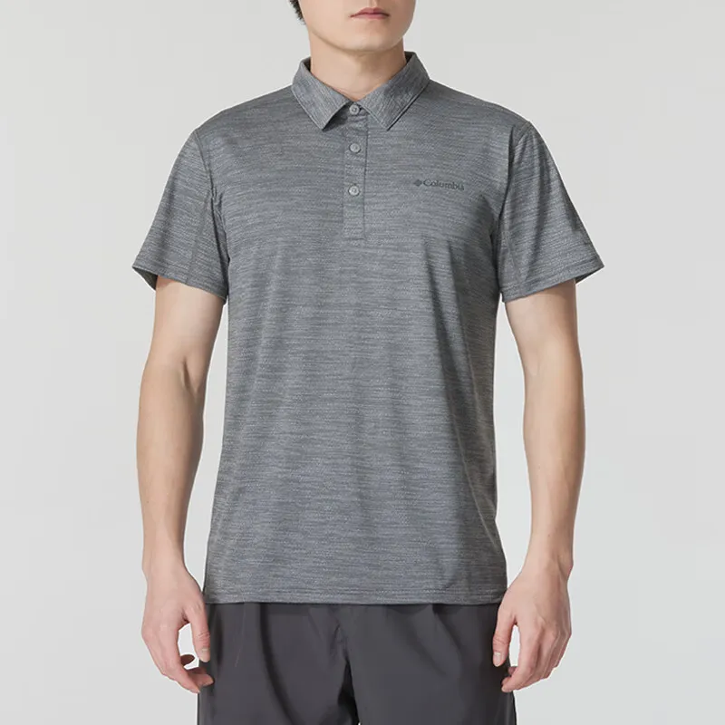 Columbia Polo Shirts Men Gray-2