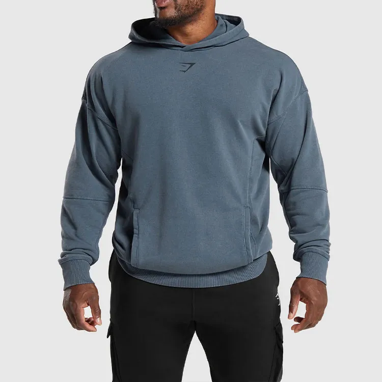GYMSHARK HERITAGE Sweatshirt Men's Titanium Blue-2