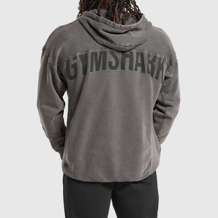 GYMSHARK POWER Sweatshirt Men's Agate Gray-2