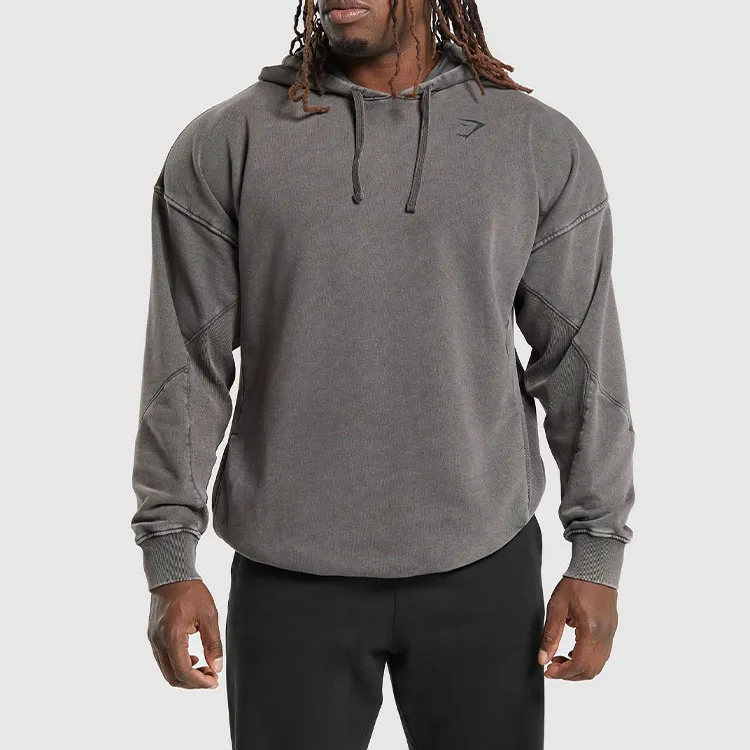 GYMSHARK POWER Sweatshirt Men's Agate Gray-5
