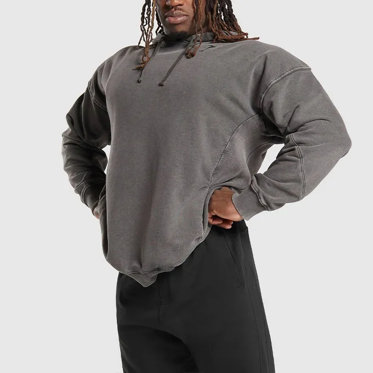GYMSHARK POWER Sweatshirt Men's Agate Gray-4