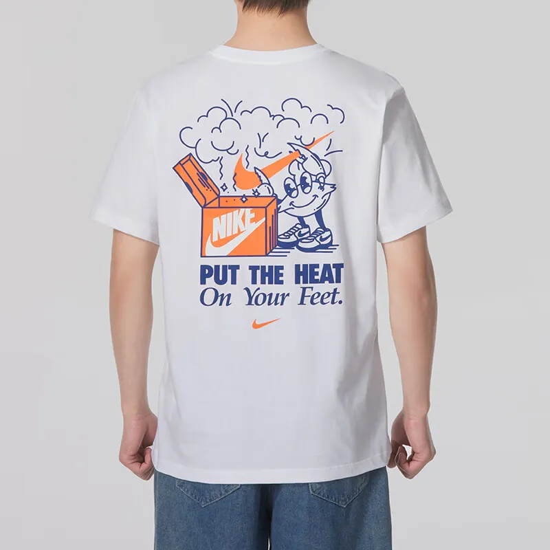 Nike T Shirts Men White-4