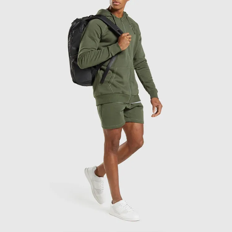 GYMSHARK CREST Sweatshirt Men's Core Olive-3