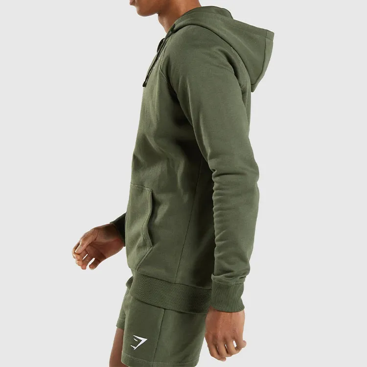 GYMSHARK CREST Sweatshirt Men's Core Olive-2