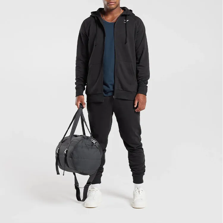 GYMSHARK CREST Sweatshirt Men's Black-2