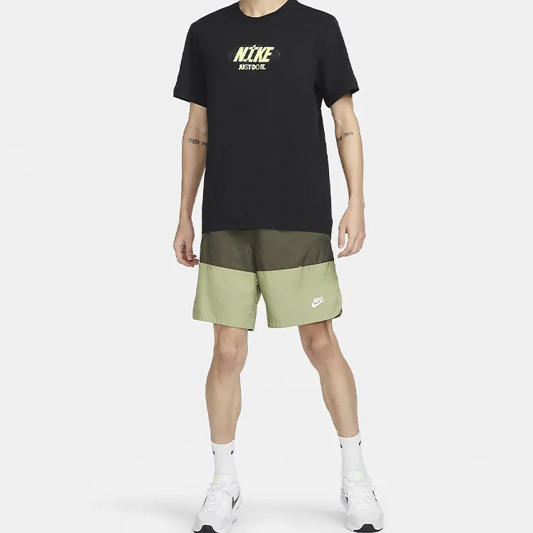 Nike T Shirts Men Black-2