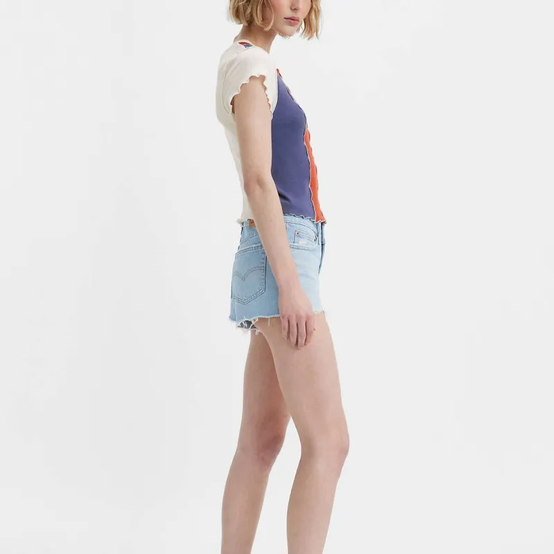 Levi’s Denim Short Skirts Women's Light Washed-3