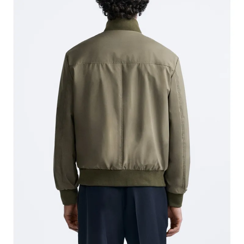 ZARA Jackets & Coats Men's Olive Green-2