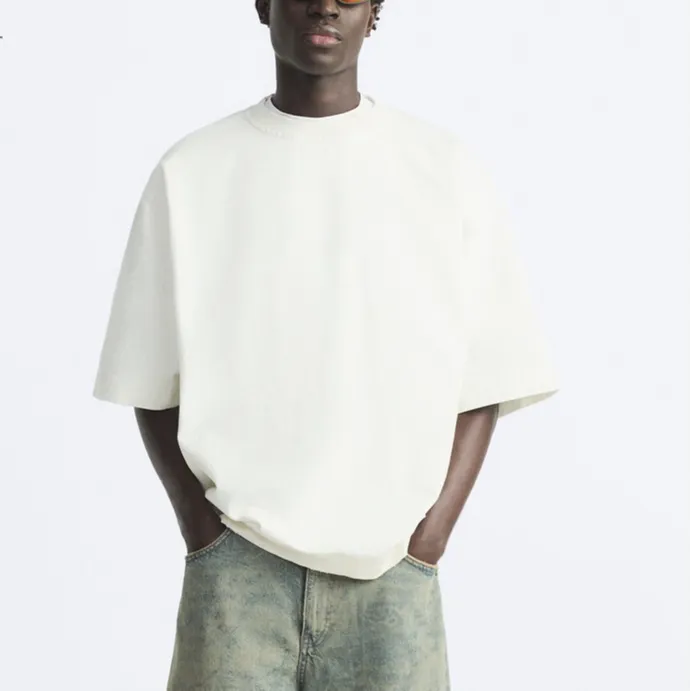 ZARA Sweatshirt Men's Frosted White-1