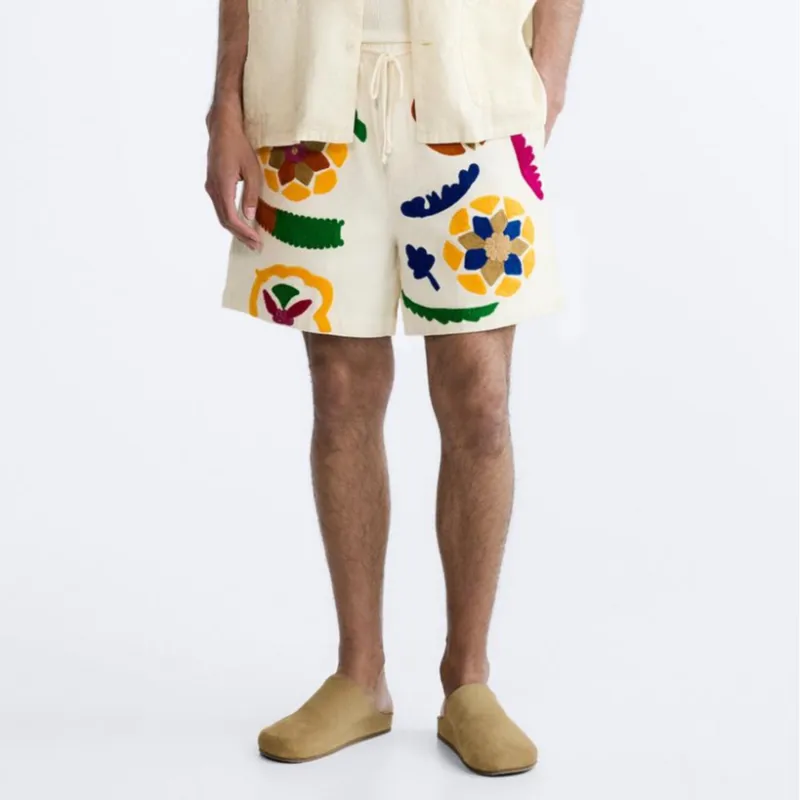 ZARA Casual Shorts Men's Multicolor-1