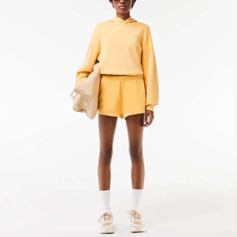 LACOSTE Casual Shorts Women's Yellow-1