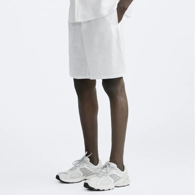 ZARA Casual Shorts Men White-4