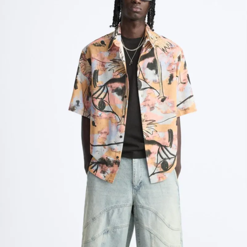 ZARA Shirts Men Multicolor-2