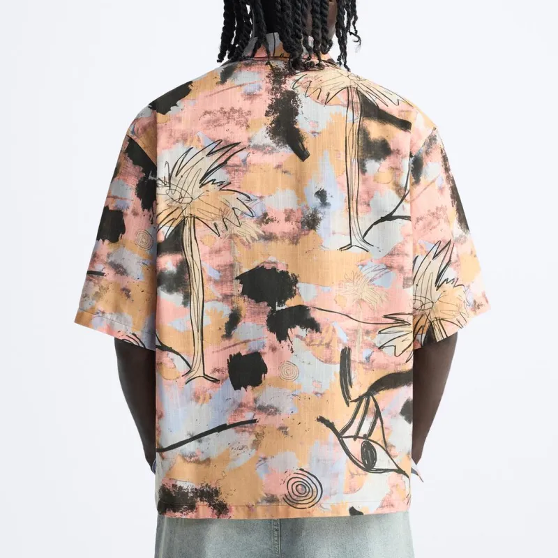 ZARA Shirts Men Multicolor-3