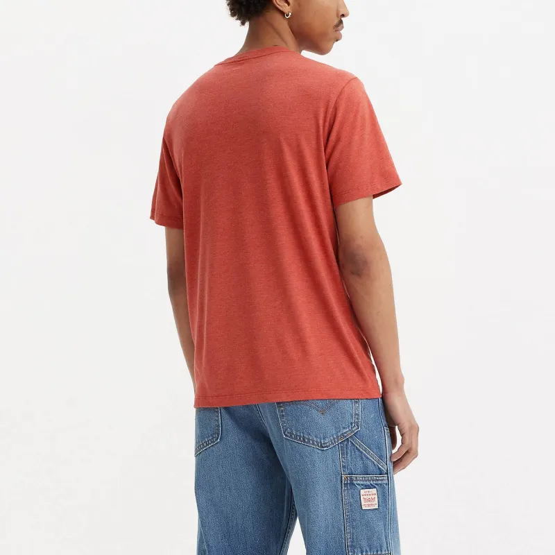 Levis T-Shirts Men Red-2