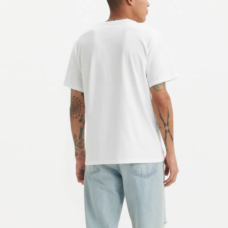 Levis T-Shirts Men White-2