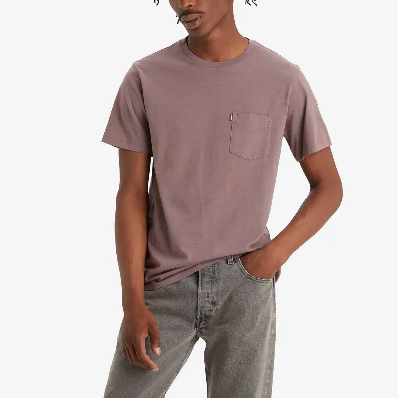 Levis T-Shirts Men Brown-1