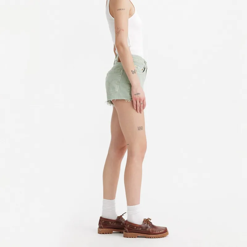 Levi’s Denim Shorts Women's Green-3