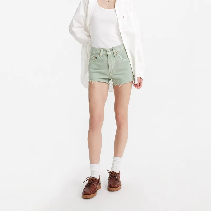 Levi’s Denim Shorts Women's Green-1