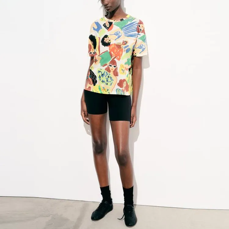 ZARA T-Shirt Women's Character Print-3