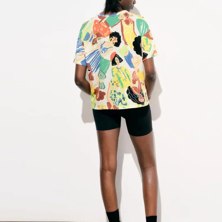 ZARA T-Shirt Women's Character Print-2