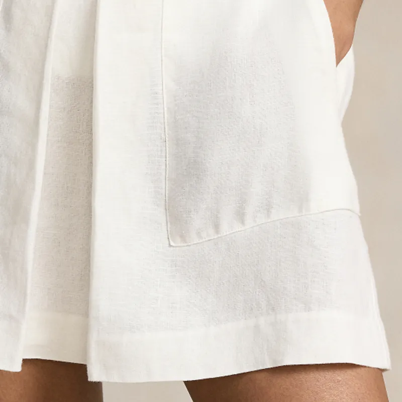 Polo Ralph Lauren SS24 Casual Short Skirts Women's White-4