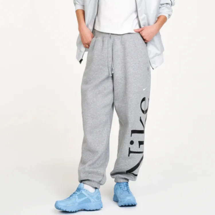 Nike Knitted Sports Pants Women's Gray-7