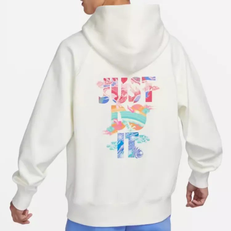 Nike Dragon New Year's Collection Sweatshirt Men's Sail White-3