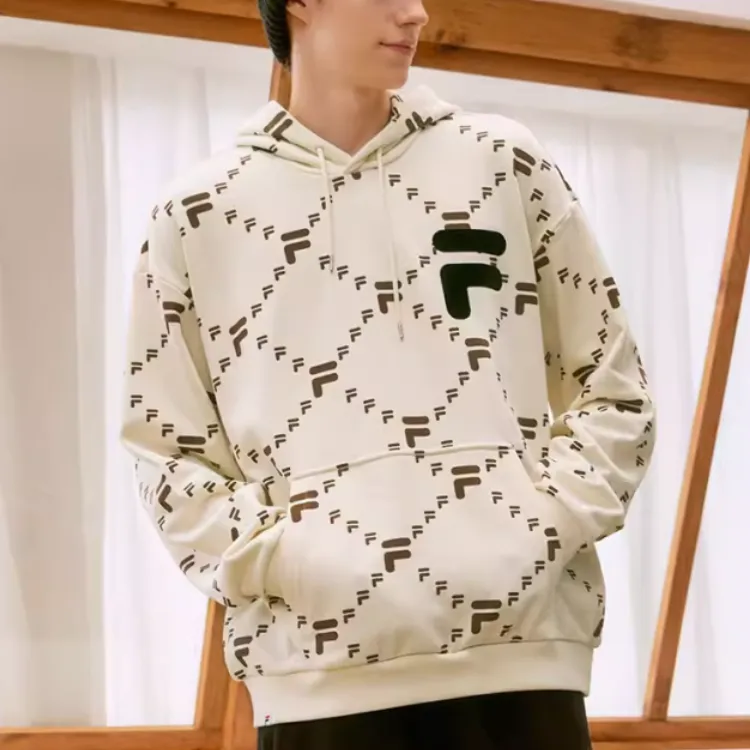 FILA FUSION Sweatshirt Unisex Antique Style White-2