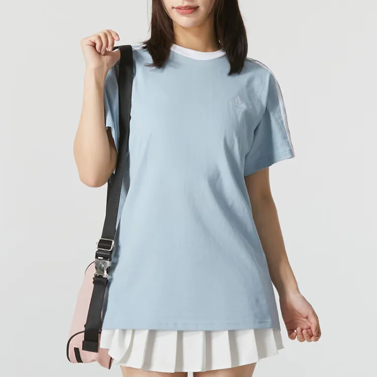 Adidas T-Shirt Women's Light Blue-2