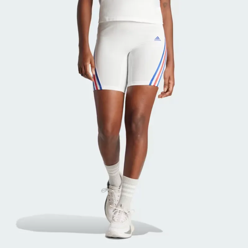 Adidas Free Shipping With AdiClub Future Icons 3 Stripes Biker Shorts-2