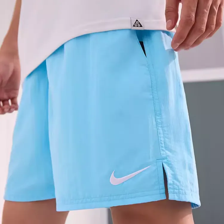 Nike Beach Shorts Men's Aquarius Blue/White-1
