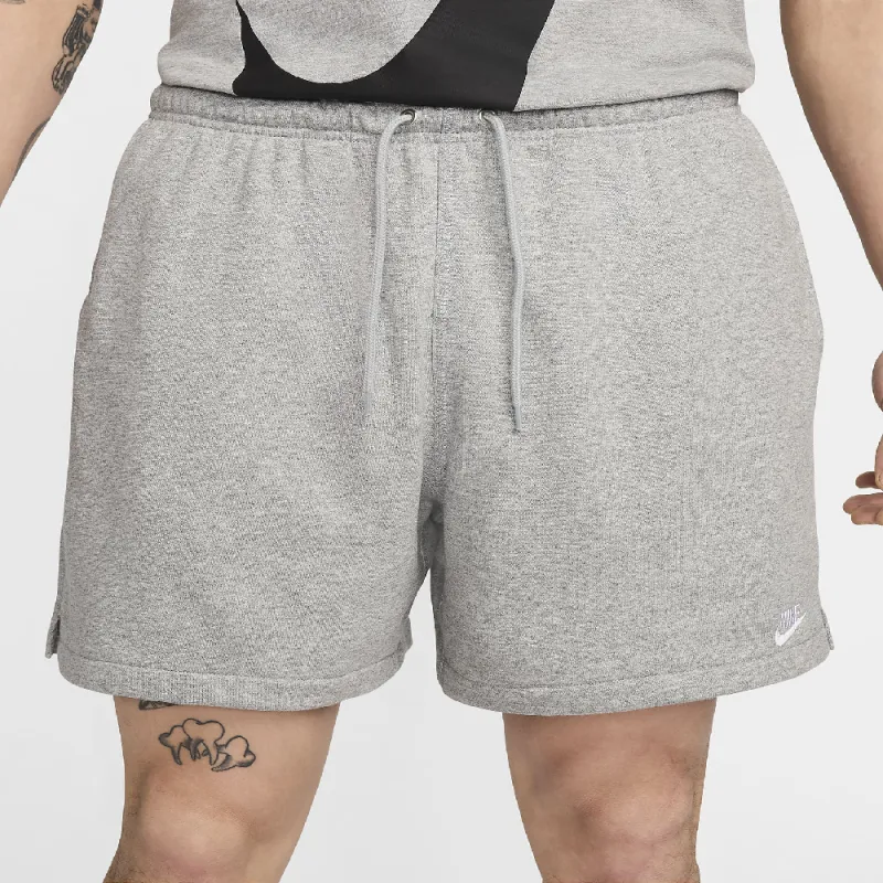 Nike Men's French Terry Flow Shorts Casual Shorts Men's Light Smoke Gray-2