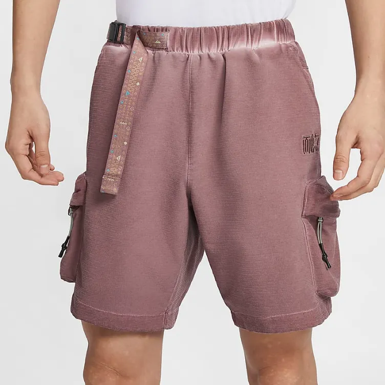 Nike Sportswear Casual Shorts Men's Smoky Purple Red-3