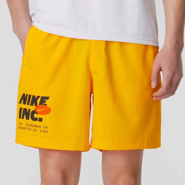 Nike Casual Shorts Men's Yellow-4