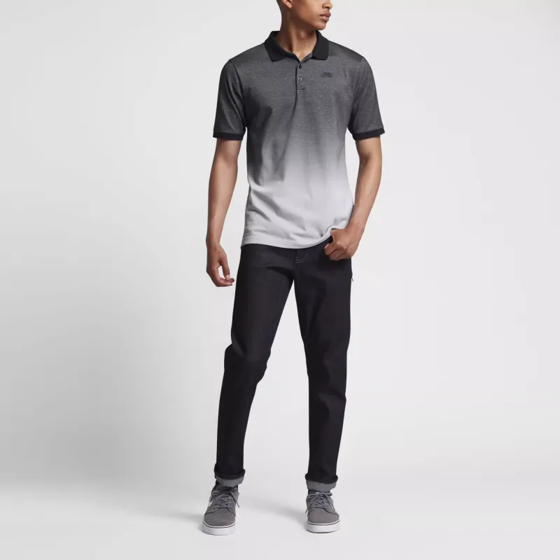 Nike Polo Shirts Men Wolf Gray-4