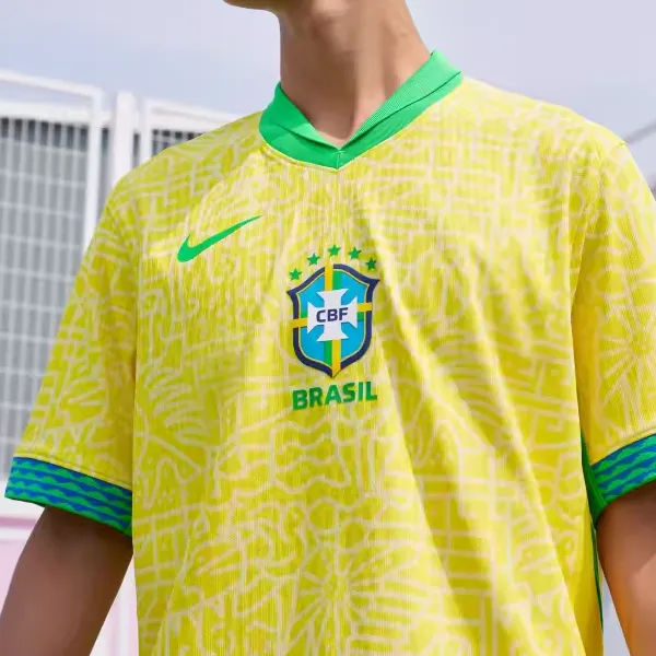 Nike Brazil 2024 Match Home Men's Nike Dri FIT Adv Soccer Authentic Jersey-4