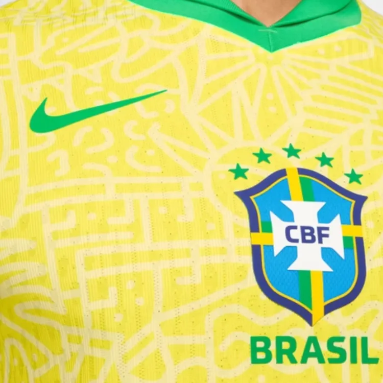 Nike Brazil 2024 Match Home Men's Nike Dri FIT Adv Soccer Authentic Jersey-5